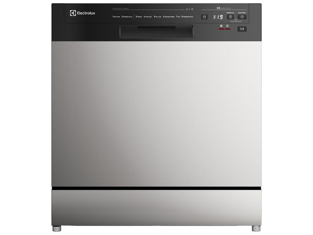 Lava-louças Electrolux 8 Serviços com Função Higienizar LS08E Inox - 1