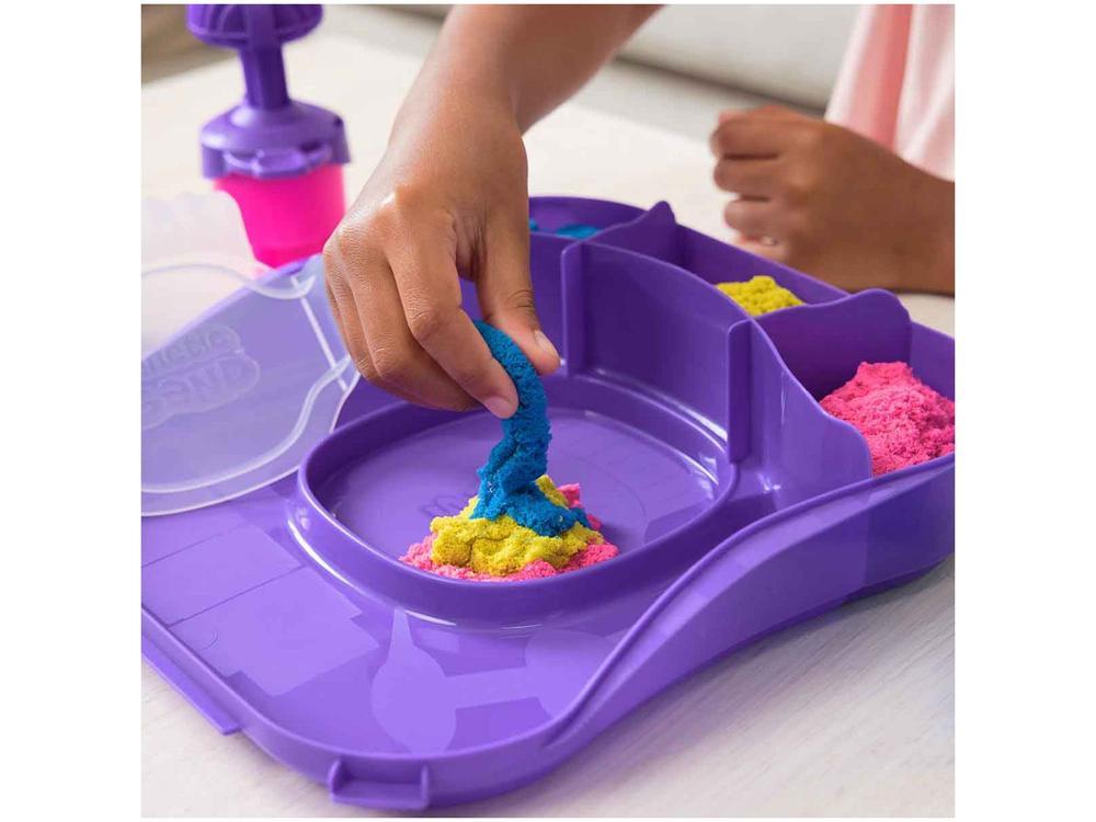 Playset Kinetic Sand SquishMotion Sunny Brinquedos - 9