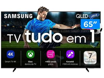Smart TV 65" Samsung Ultra 4K QLED QN65Q7FAAGXZD Tizen Q4 AI 3 HDMI
