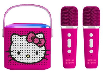 Caixa de Som Amplificada Candide Hello Kitty com Microfone