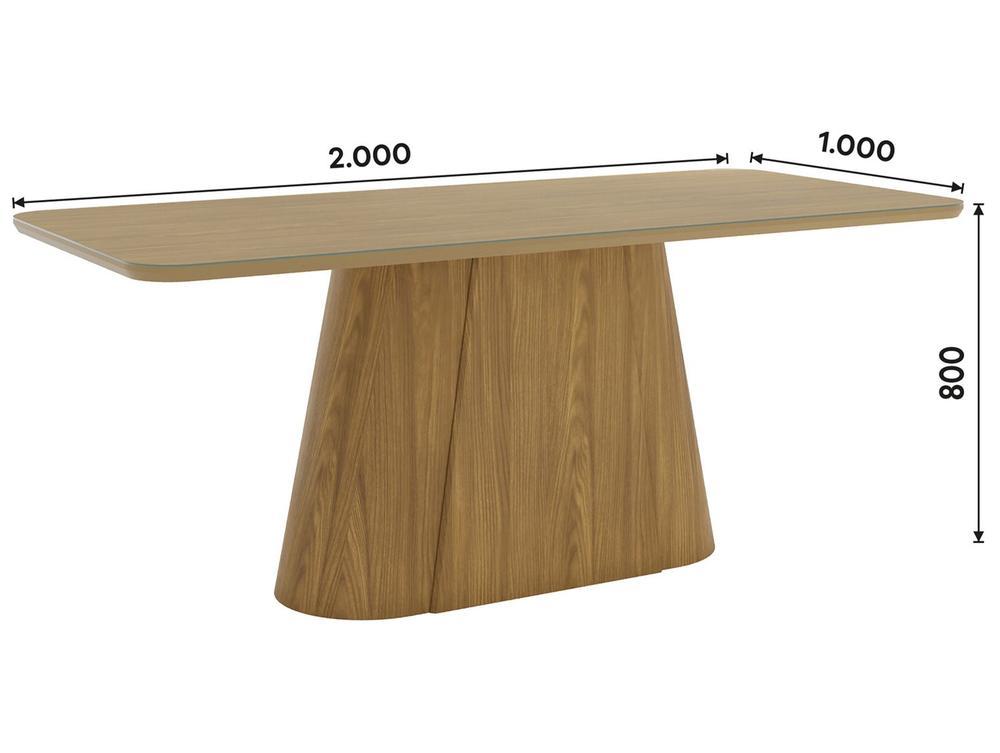 Mesa de Jantar 8 Cadeiras Retangular Henn Olívia - 4