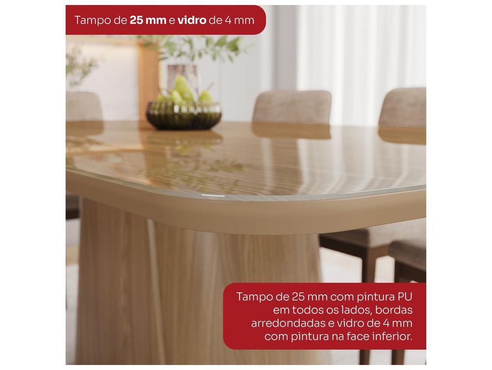 Mesa de Jantar 8 Cadeiras Retangular Henn Olívia - 7