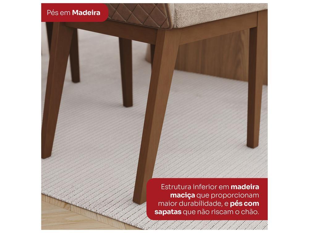 Mesa de Jantar 8 Cadeiras Retangular Henn Olívia - 9