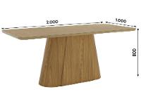 Mesa de Jantar 8 Cadeiras Retangular Henn Olívia