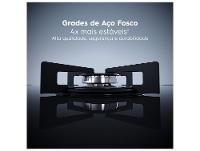 Cooktop 5 Bocas a Gás GLP Electrolux Preto Acendimento Automático Efficient KE5GR - 2
