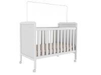 Berço Mini Cama Branco Moveis Peroba Anjinho - 1