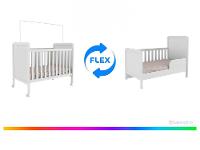 Berço Mini Cama Branco Moveis Peroba Anjinho - 3