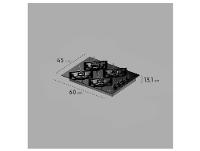 Cooktop 4 Bocas a Gás GLP Preto Efficient KE4GR