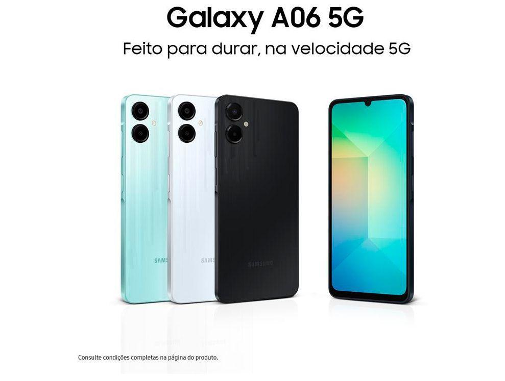 Smartphone Samsung Galaxy A06 5G 128GB 4GB RAM Preto Câm. 50MP + Selfie 8MP - 2