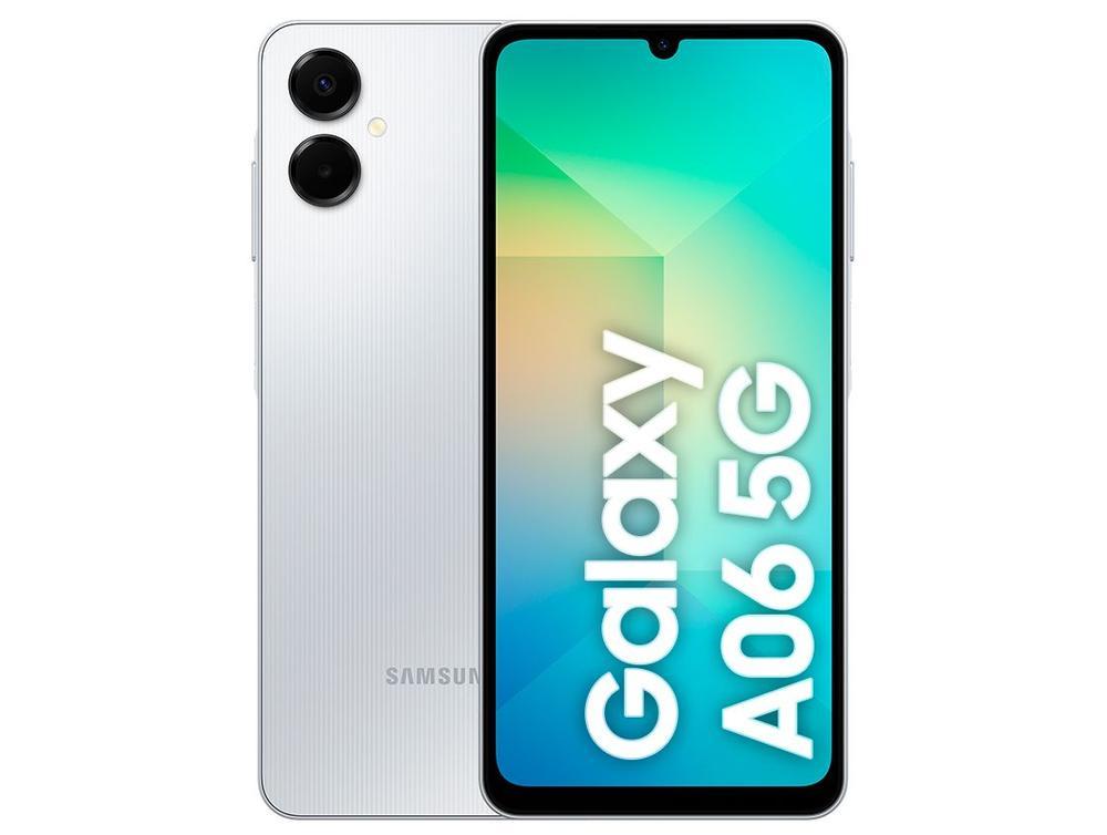 Smartphone Samsung Galaxy A06 5G 128GB 4GB RAM Cinza Câm. 50MP + Selfie 8MP - 1