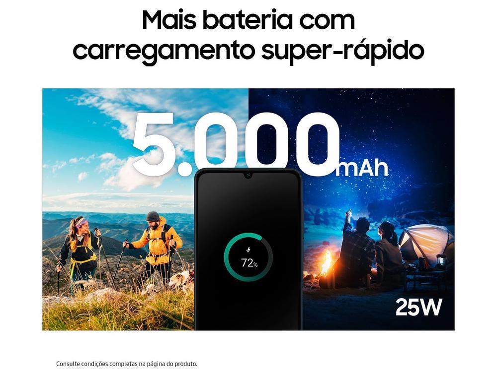 Smartphone Samsung Galaxy A06 5G 128GB 4GB RAM Cinza Câm. 50MP + Selfie 8MP - 9