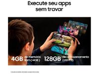 Smartphone Samsung Galaxy A06 5G 128GB 4GB RAM Cinza Câm. 50MP + Selfie 8MP - 5