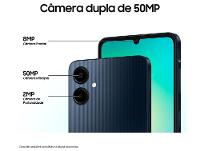 Smartphone Samsung Galaxy A06 5G 128GB 4GB RAM Cinza Câm. 50MP + Selfie 8MP - 8