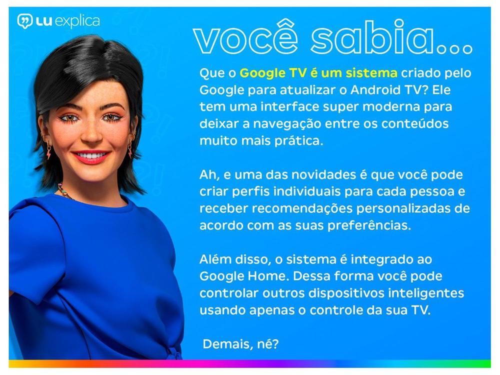 Smart TV 50" TCL 4K UHD QLED 50P7K Google TV AiPQ Google Assistente 3 HDMI - 2