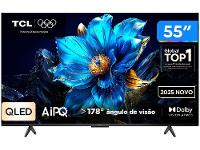 Smart TV 55" TCL 4K UHD QLED 55P7K Google TV AiPQ Google Assistente 3 HDMI 1 USB - 1