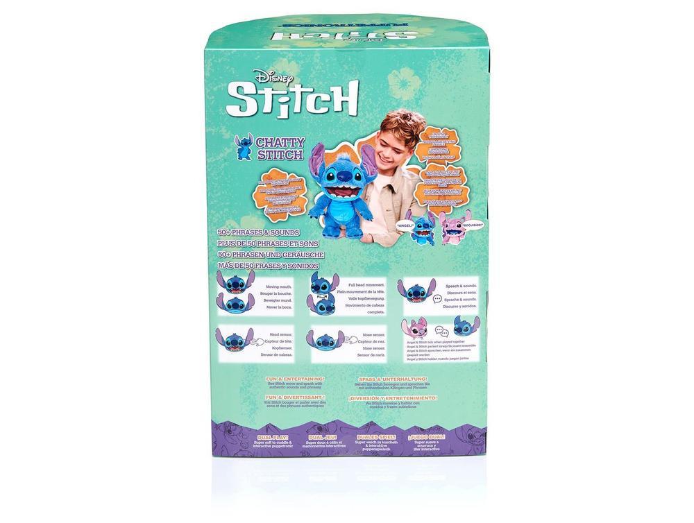 Pelúcia Stitch Wow Emite sons Sunny Brinquedos - 8