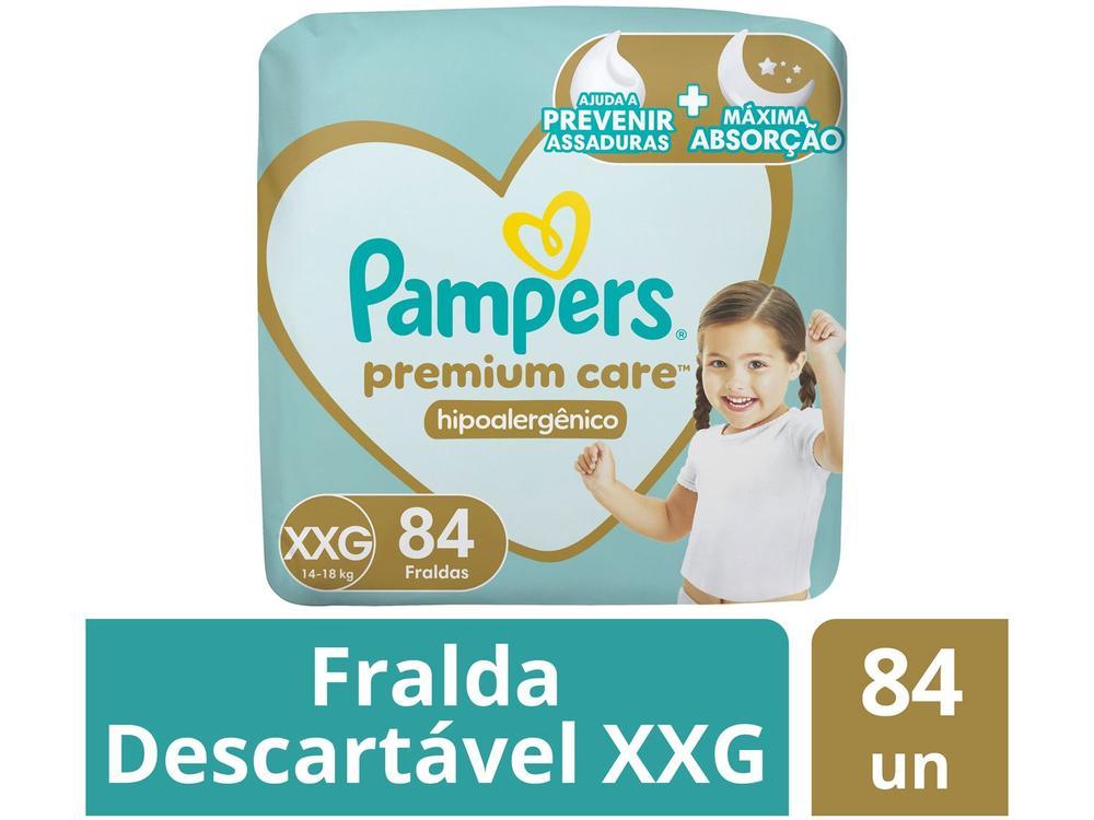 Fralda Pampers Premium Care Diurna e Noturna XXG 14 a 18kg 84 Unidades - 3