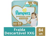 Fralda Pampers Premium Care Diurna e Noturna XXG 14 a 18kg 84 Unidades - 3