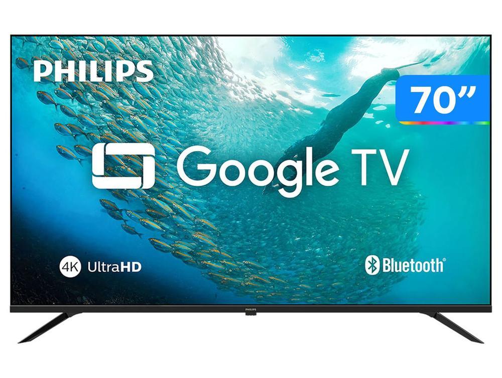 Smart TV 70" Philips 4K UHD DLED 70PUG7019/78 Google TV Quad Core Google Assistente 3 HDMI - 1