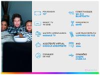 Smart TV 70" Philips 4K UHD DLED 70PUG7019/78 Google TV Quad Core Google Assistente 3 HDMI - 2