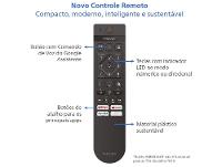 Smart TV 70" Philips 4K UHD DLED 70PUG7019/78 Google TV Quad Core Google Assistente 3 HDMI