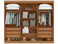 Guarda-roupa Casal 6 Gavetas 6 Portas Móveis Lopas Bertha - 6