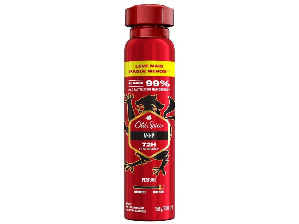 Desodorante Antitranspirante Aerossol Old Spice VIP 250ml - 7
