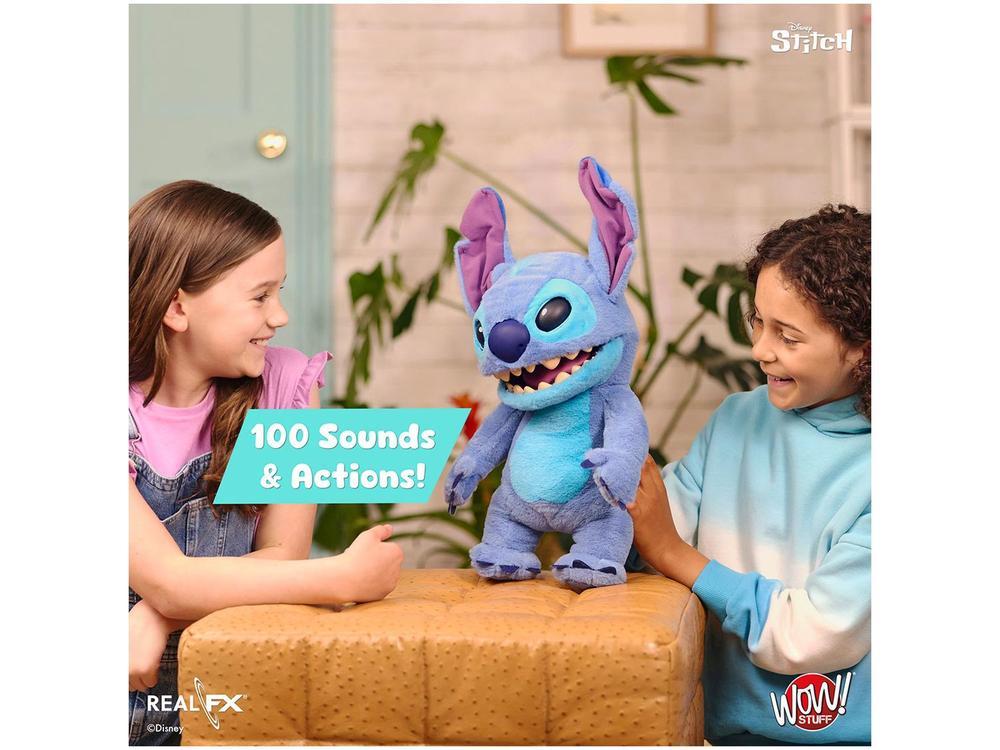 Robô Disney Stitch Wow Emite Sons Sunny Brinquedos - 8
