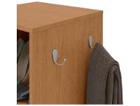 Sapateira com Espelho 5 Prateleiras Móveis Lopas Esthela - 8