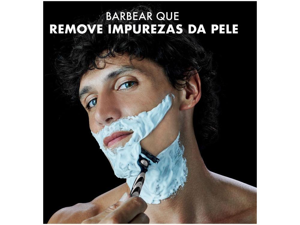 Kit Carga para Aparelho de Barbear Gillette Mach 3 Carbono 10 Unidades  com Necessaire - 3