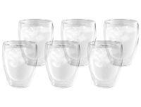 Jogo de Copos de Vidro para Cappuccino 350ml 6 Peças Haus Concept Inspire - 1