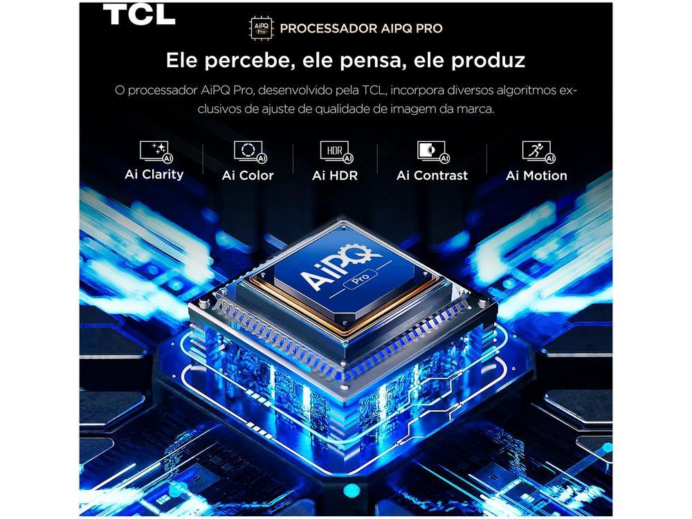 Smart TV 75" TCL 4K UHD MiniLED 75C7K 144Hz Google TV AiPQ Pro Google Assistente 4 HDMI - 7