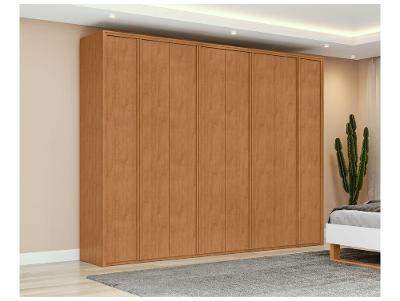 Guarda-roupa Casal 6 Gavetas 8 Portas Móveis Lopas Ergon