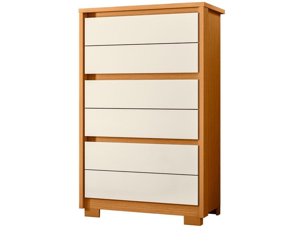 Cômoda 6 Gavetas Móveis Albatroz Unno - 1
