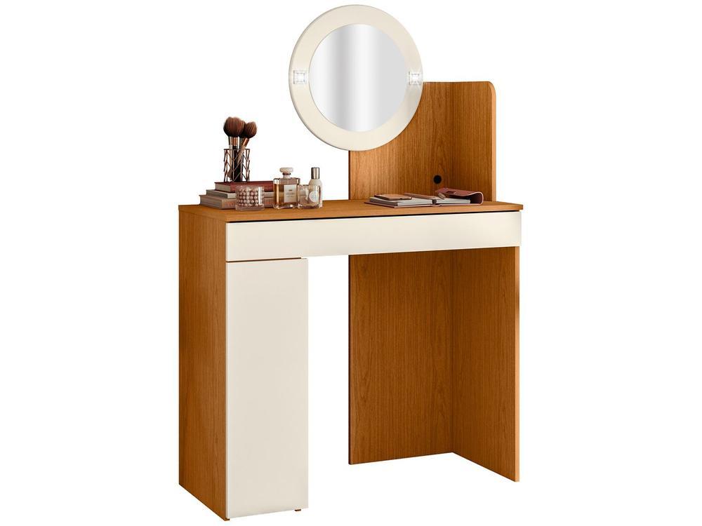 Penteadeira com Espelho e LED Móveis Albatroz Aurea - 1