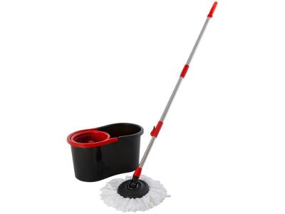 Mop Giratório Powermaid Preto e Vermelho