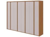 Guarda-roupa Casal 6 Gavetas 8 Portas Móveis Lopas Ergon - 7