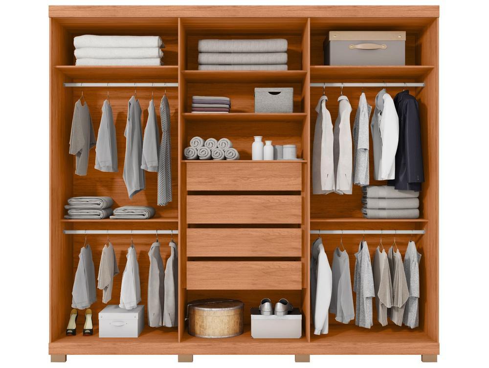 Guarda-roupa 4 Gavetas 6 Portas Caemmun Phoenix - 4