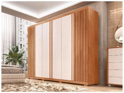 Guarda-roupa 4 Gavetas 6 Portas Caemmun Phoenix