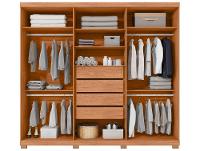 Guarda-roupa 4 Gavetas 6 Portas Caemmun Phoenix