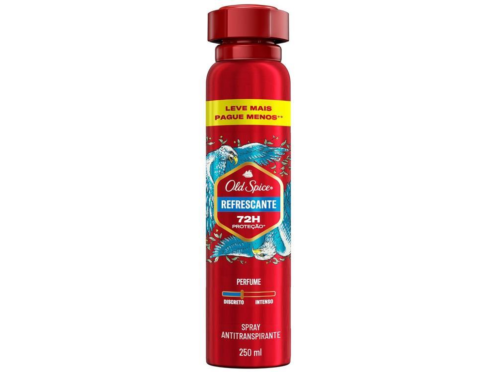 Desodorante Antitranspirante Aerossol Old Spice Refrescante 250ml - 1