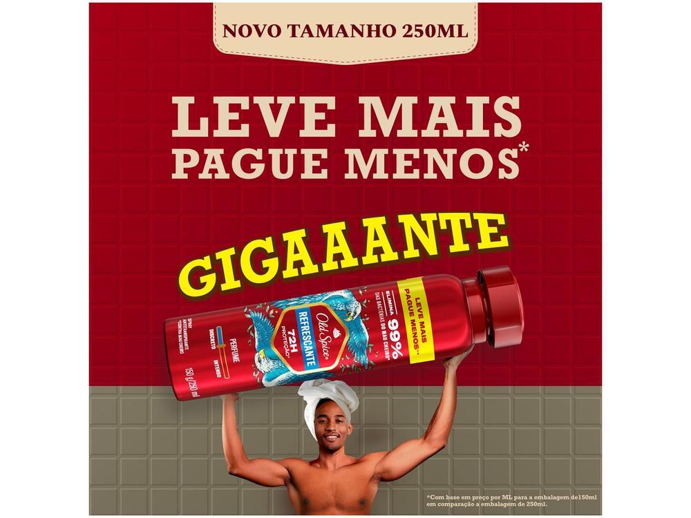 Desodorante Antitranspirante Aerossol Old Spice Refrescante 250ml - 5