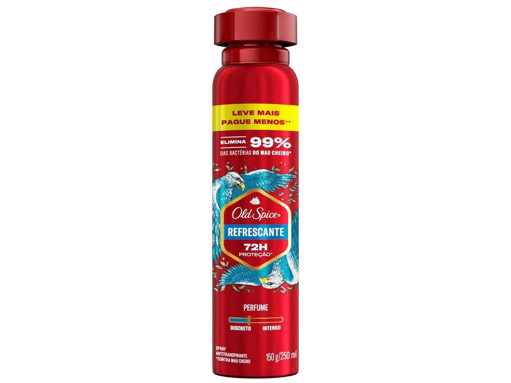 Desodorante Antitranspirante Aerossol Old Spice Refrescante 250ml - 8
