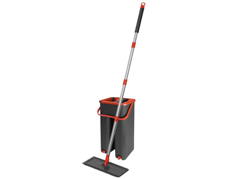 Mop Powermaid Lava e Seca Cinza e Vermelho - 3