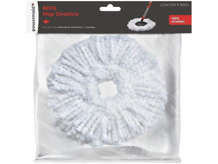 Refil Mop Giratório Microfibra Powermaid 126065801011 - 2