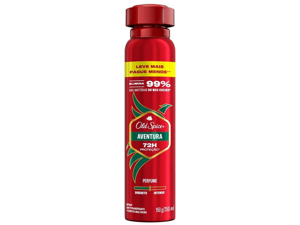 Desodorante Antitranspirante Aerossol Old Spice Aventura 250ml - 7