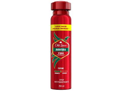 Desodorante Antitranspirante Aerossol Old Spice Aventura 250ml