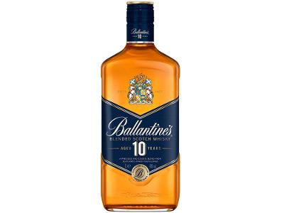 Whisky Ballantines 10 Anos Blended Scotch Whisky Escocês 1L