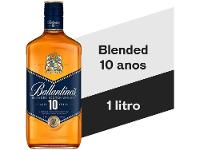 Whisky Ballantines 10 Anos Blended Scotch Whisky Escocês 1L - 3