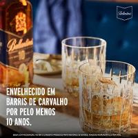 Whisky Ballantines 10 Anos Blended Scotch Whisky Escocês 1L - 5